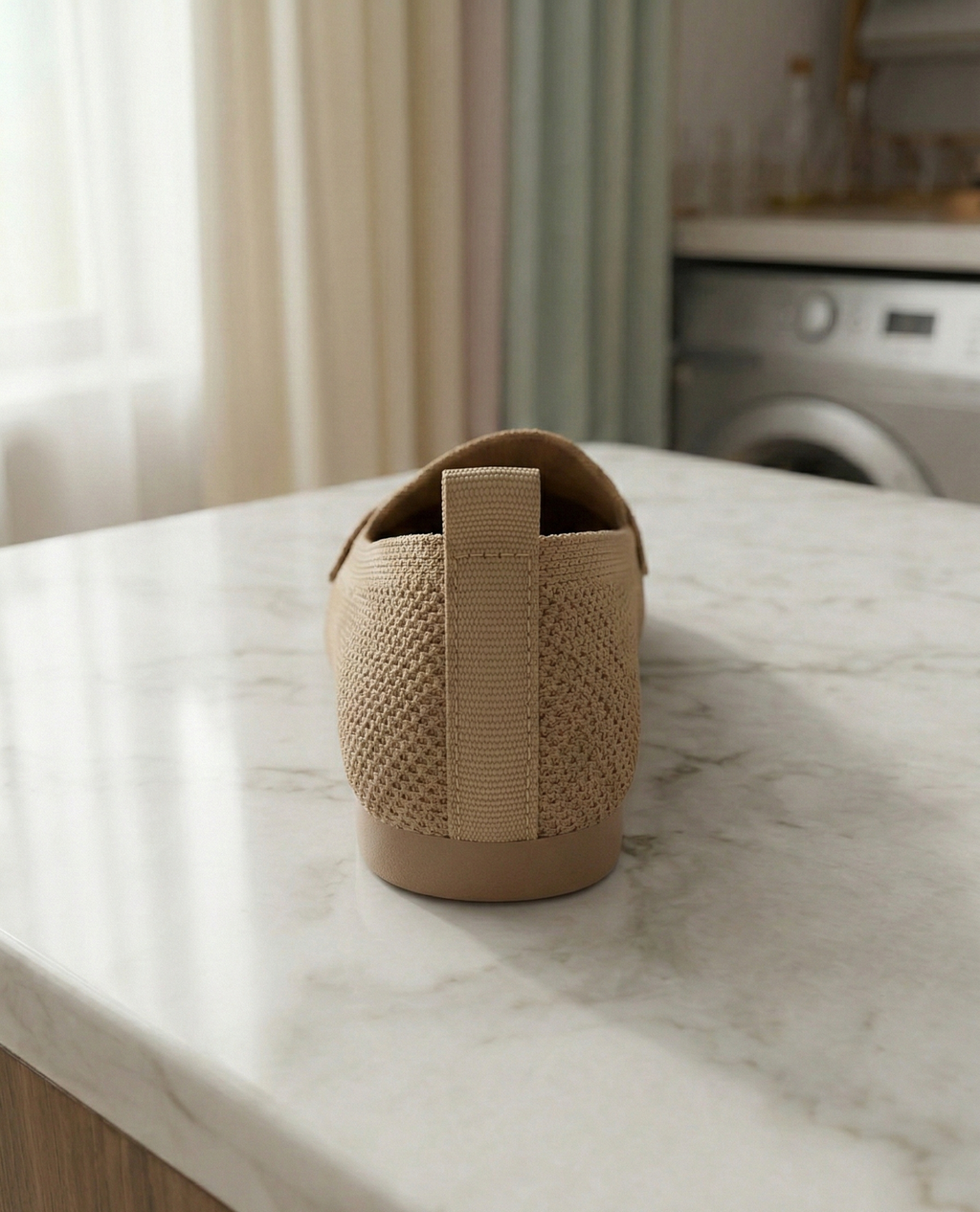 Mocassins Femme Chic et Décontractés - Beige Sable